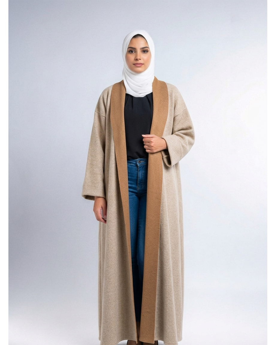 The Easy Fit Cardigan in Caramel Sand