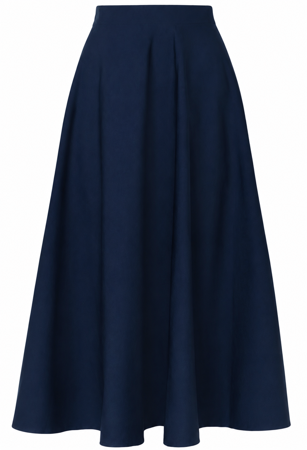 Double Cloche Skirt - in Navy