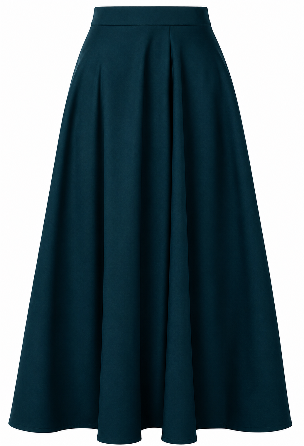 Double Cloche Skirt - in Petrol