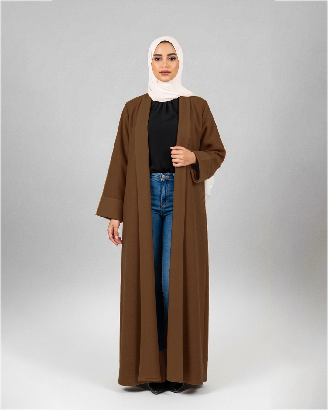 The Easy Fit Cardigan in Dark Camel