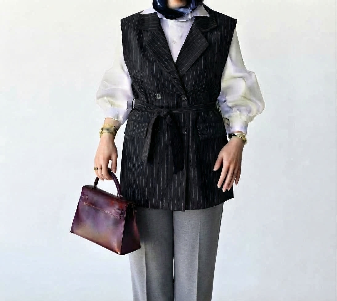 liner Blazer in Black