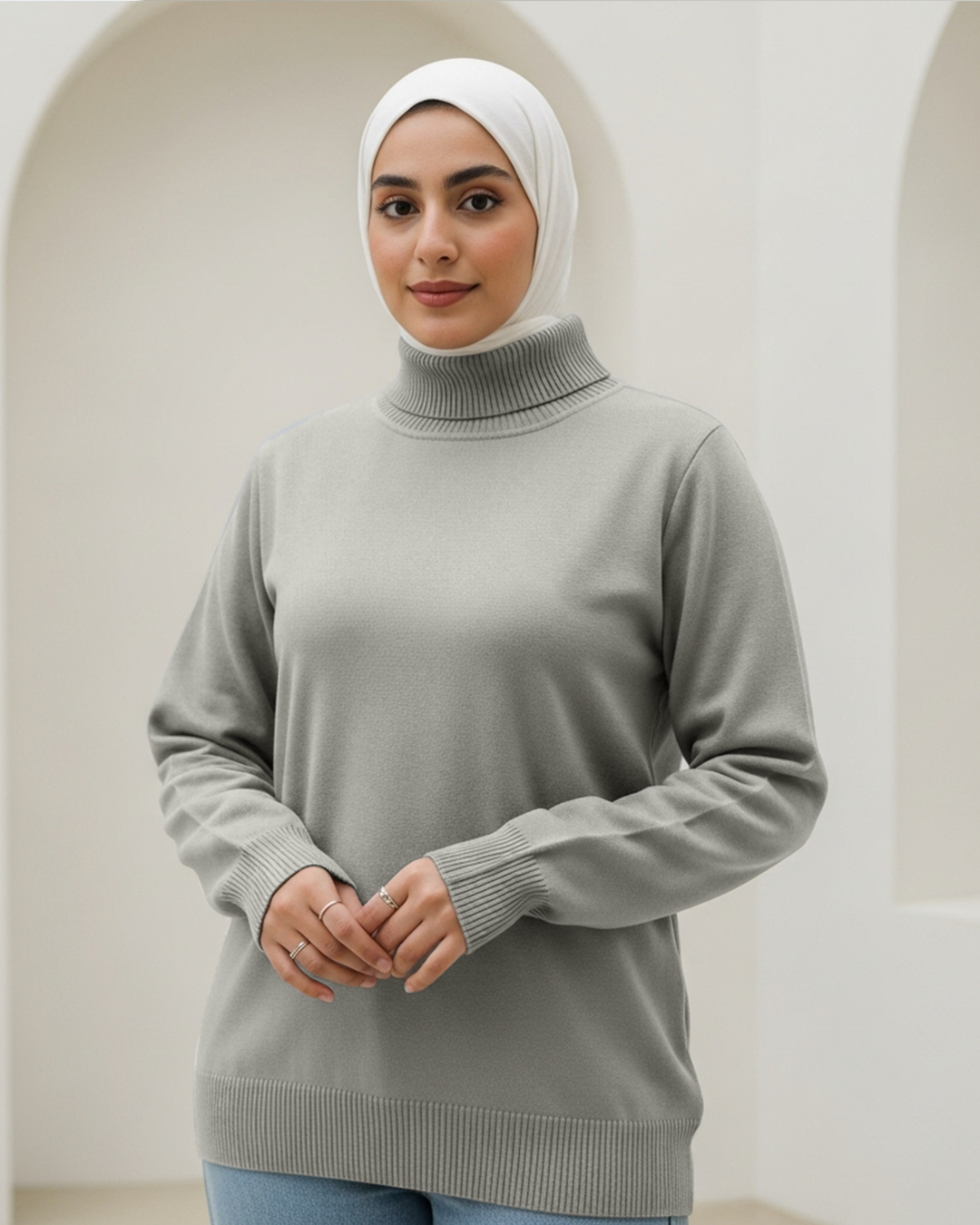 Basic High Cool in Stone Grey