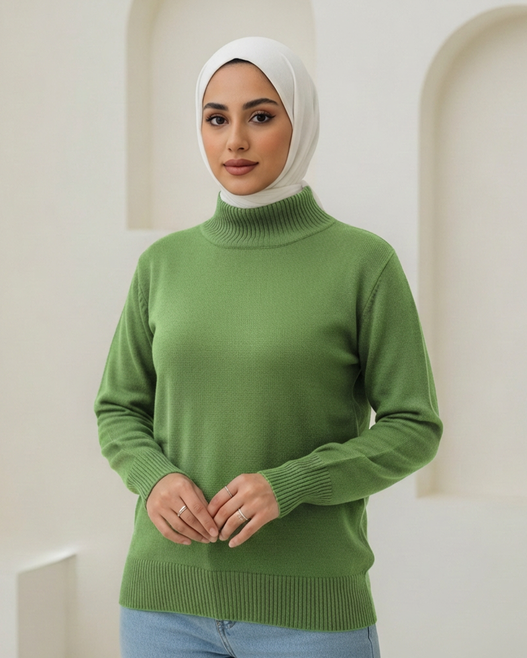 Basic Half Cool in Soft Green