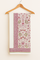 Pure Cotton Veil in dark pink and white