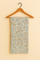Pure Cotton Veil in light blue and beige