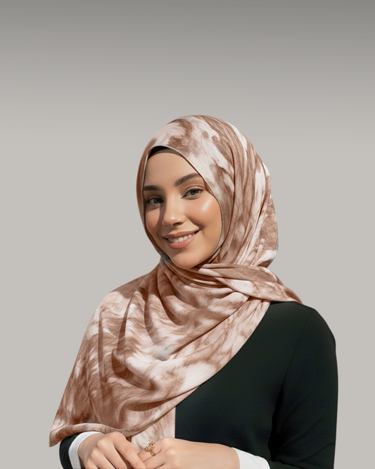 Pure Cotton Veil in biege