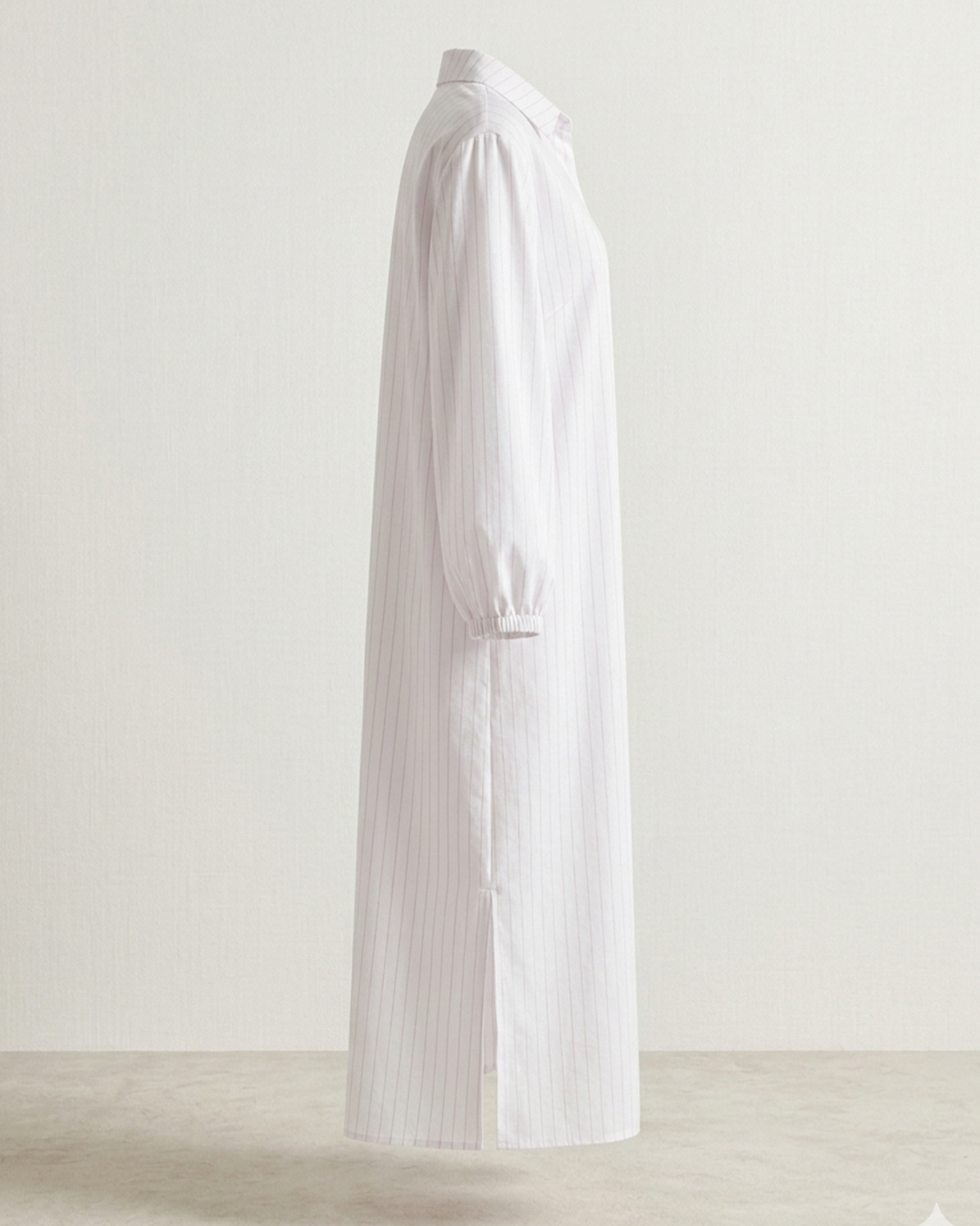 Lienar Shirt in White and Pink
