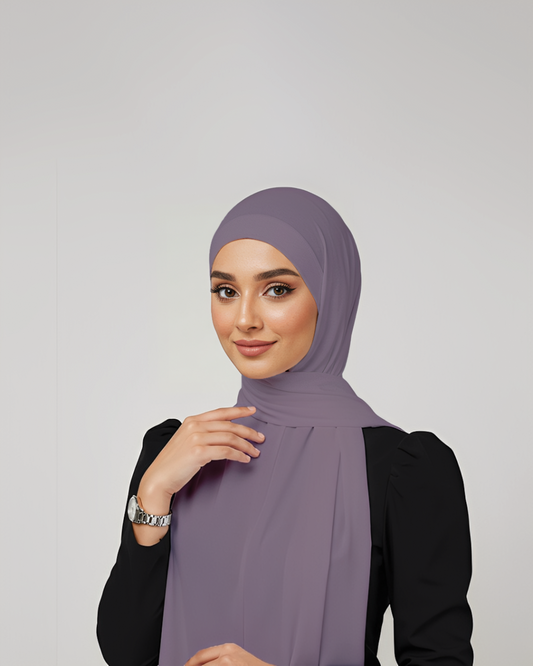 Lycra Duo Veil in Muted Purple
