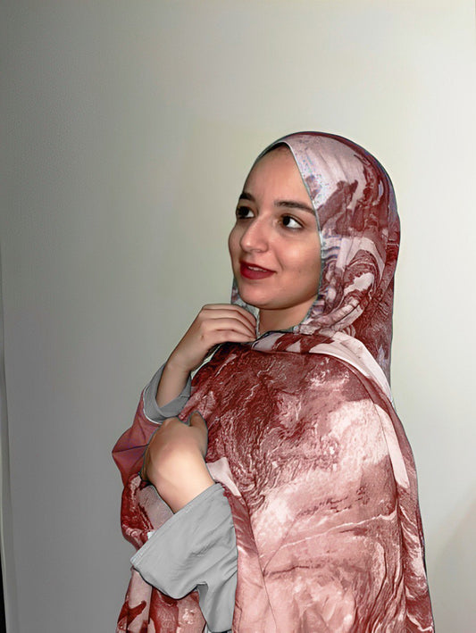 Pure Cotton Veil in light brown