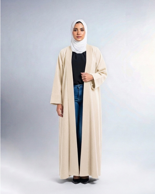 The Easy Fit Cardigan in light cream Beige