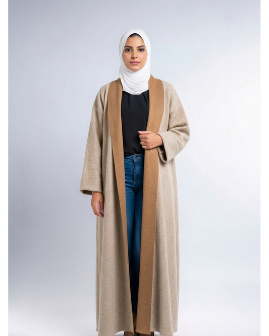 The Easy Fit Cardigan in Caramel Sand