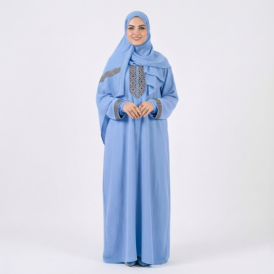 Isdal in Baby Blue and Silver