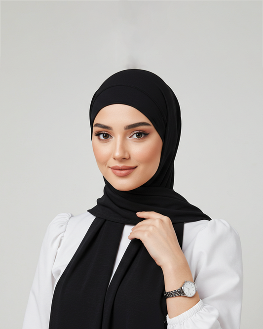 Lycra Duo Veil in black
