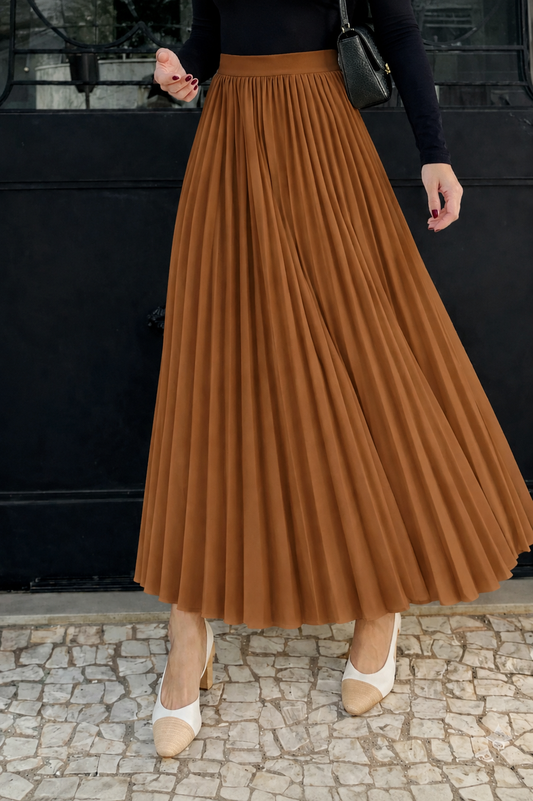 Beleseh  Skirt in Camel