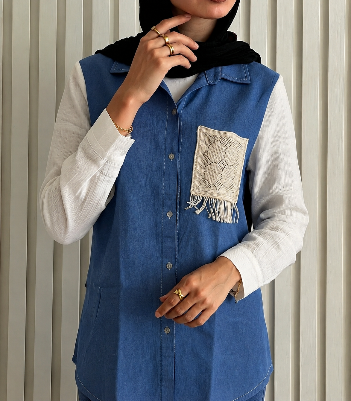 Denim Shirt - Dark Blue