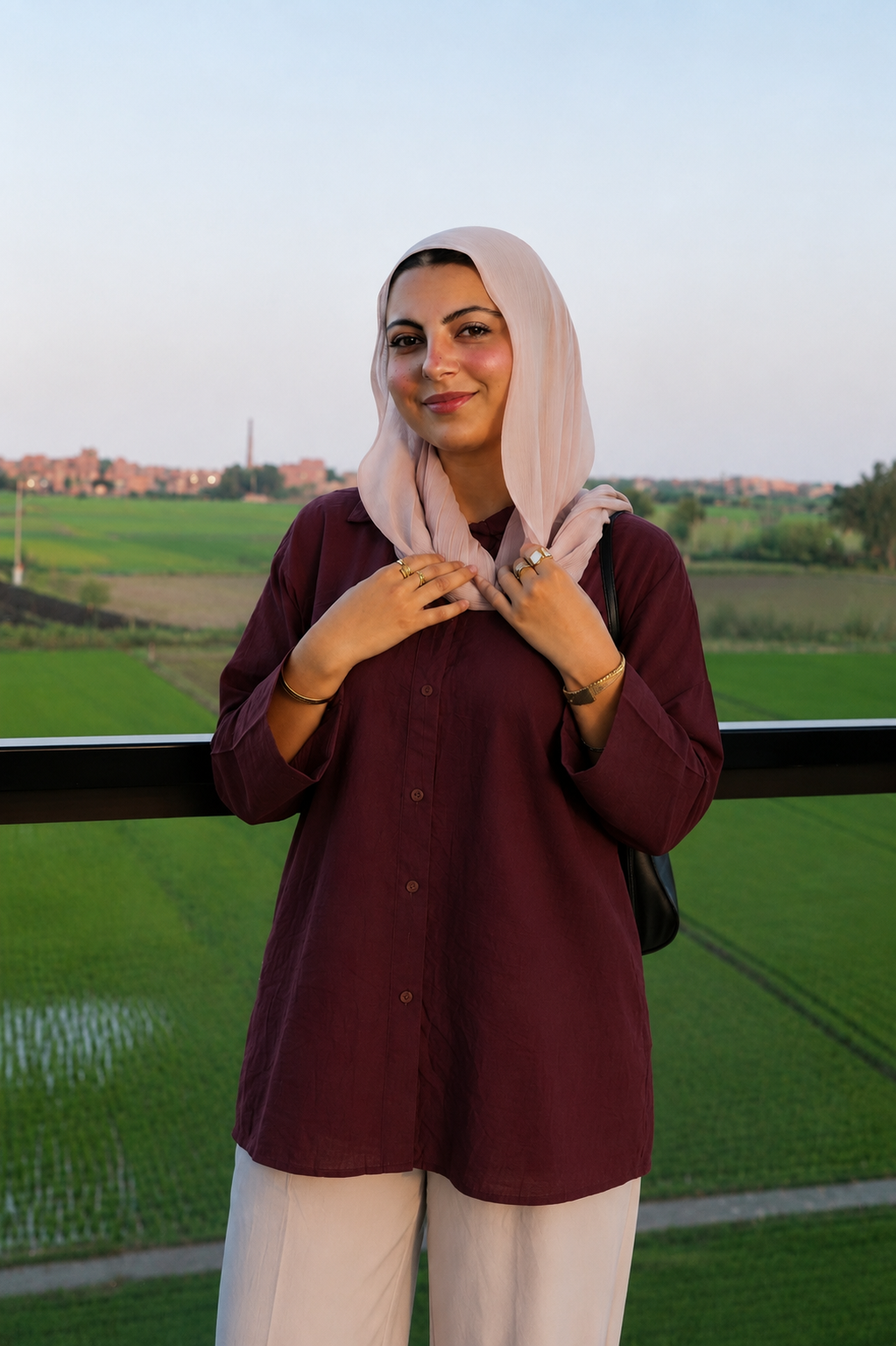 The Tall Fold Shirt in Burgundy