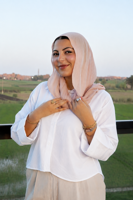 The Fold Shirt in white