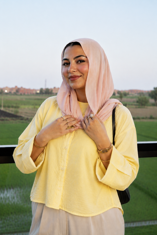 The Fold Shirt in Yellow