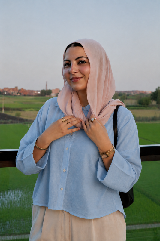 The Fold Shirt in Blue