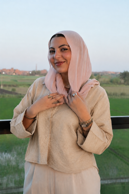 The Fold Shirt in Beige