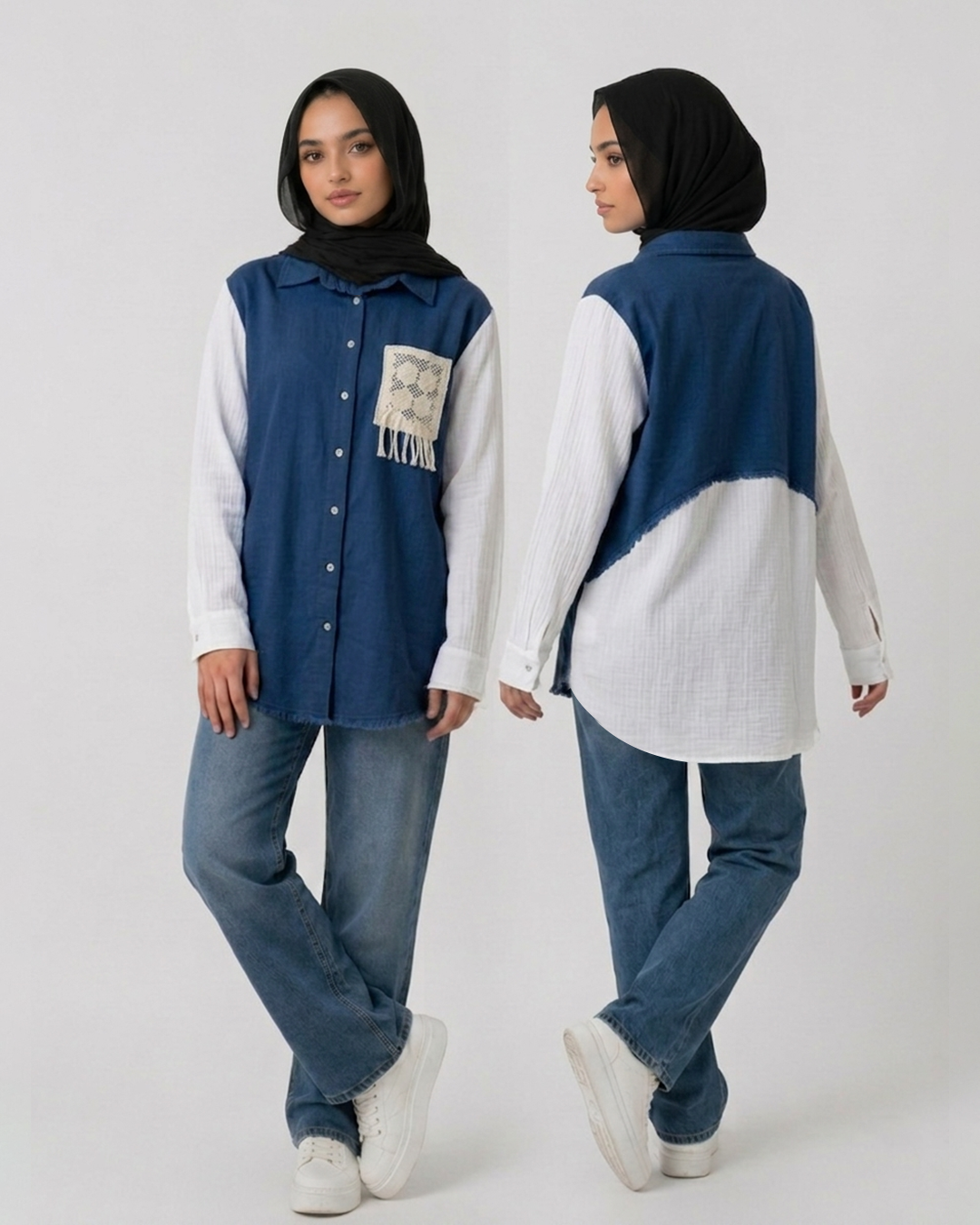 Denim Shirt - Dark Blue