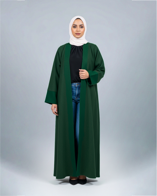 The Easy Fit Cardigan in Dark green