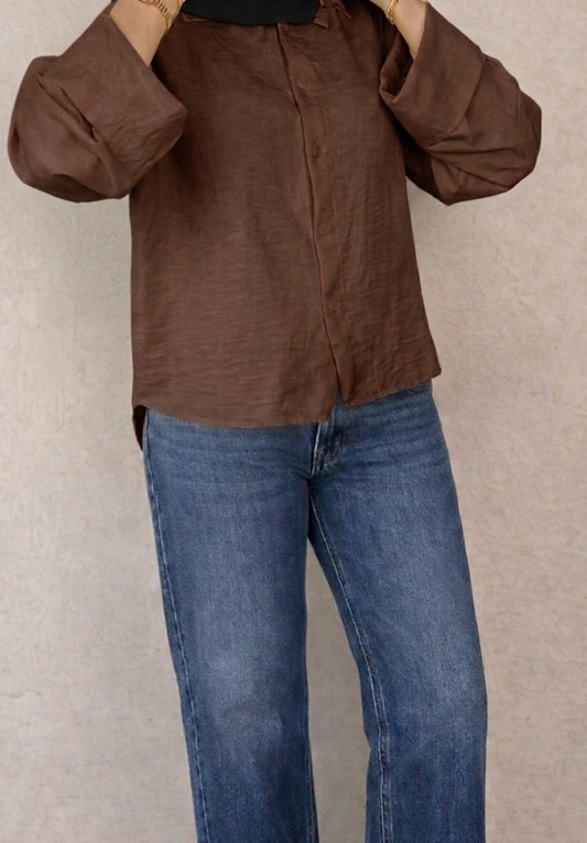 The Fold Shirt in Brawn