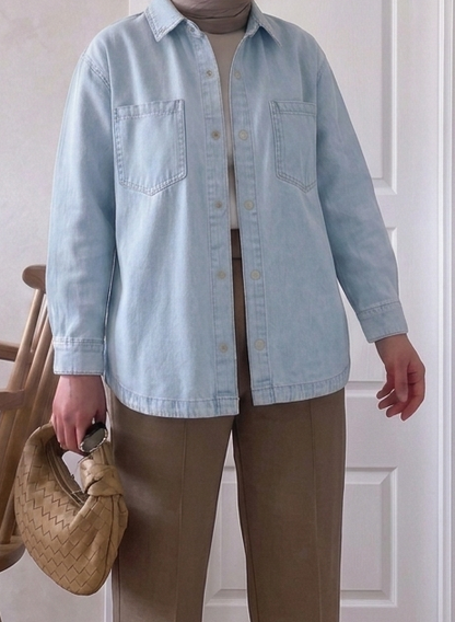 Denim Overshirt -Large