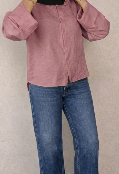 The Fold Shirt in Cashmere