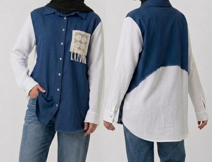 Denim Shirt - Dark Blue
