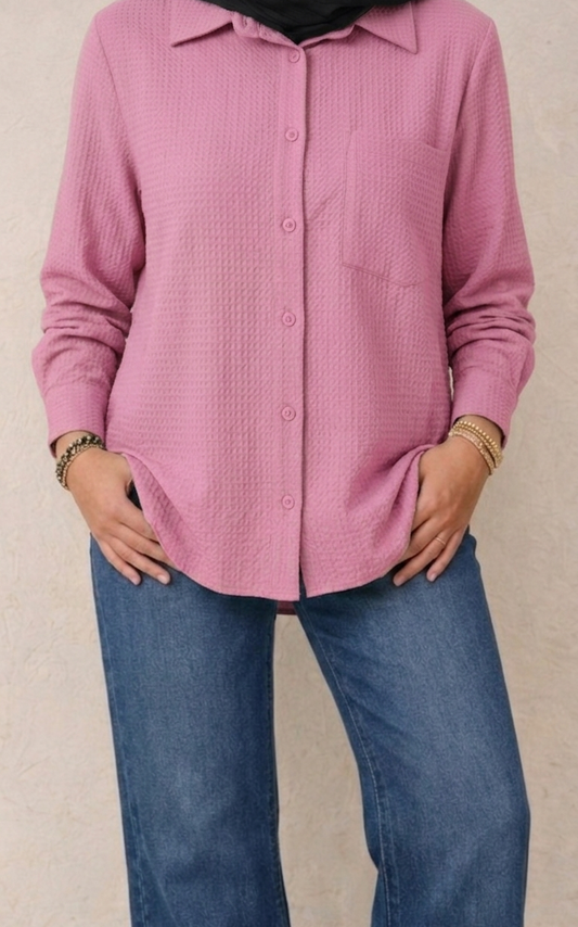 The Shirt in Rose Pink