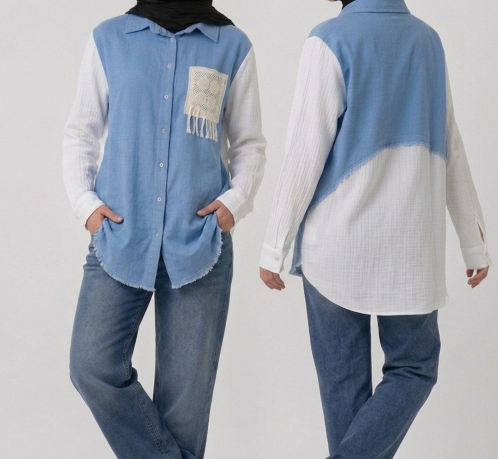 Denim Shirt - Light Blue