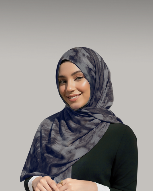 Pure Cotton Veil in Dark Gray