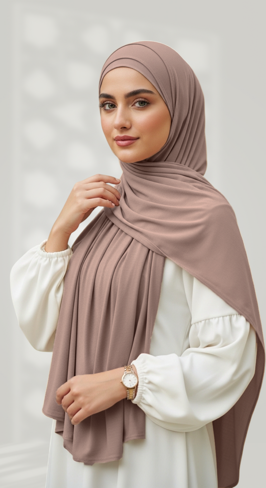 Lycra Duo Veil in Nude