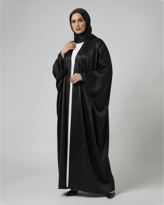 Shimmer Kaftan - in Black