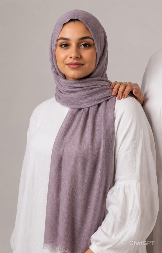 Thailandi Scarf - in Deep violet