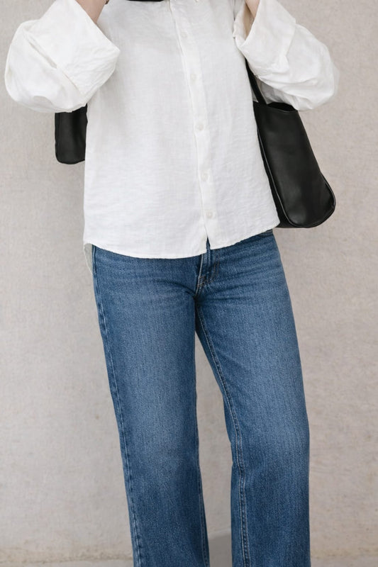 The Fold Shirt in white