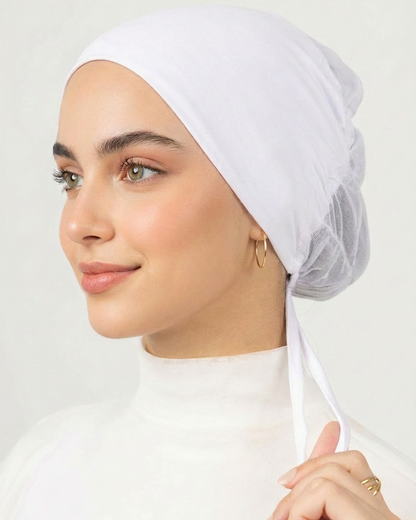 Healthy Hair Bandana in White