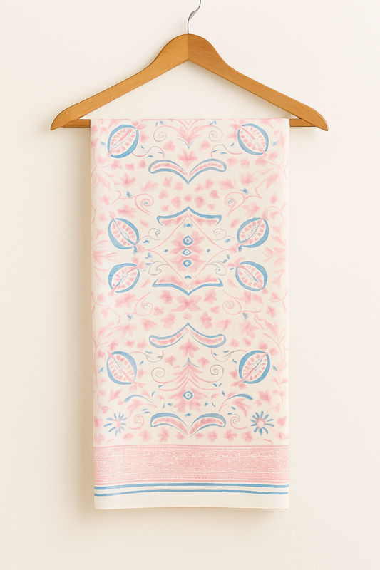 Pure Cotton Veil in light pink